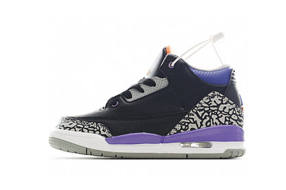 Kids Air Jordan Retro 3 'Court Purple'