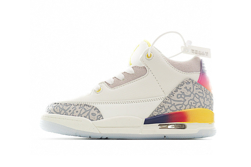 Kids Air Jordan Retro 3 X J Balvin 'Medellín Sunset'