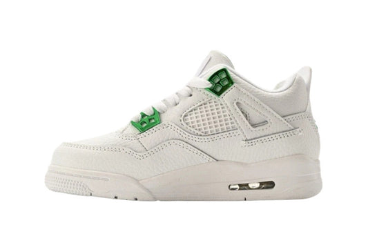 Kids Air Jordan Retro 4 'Metallic Green'