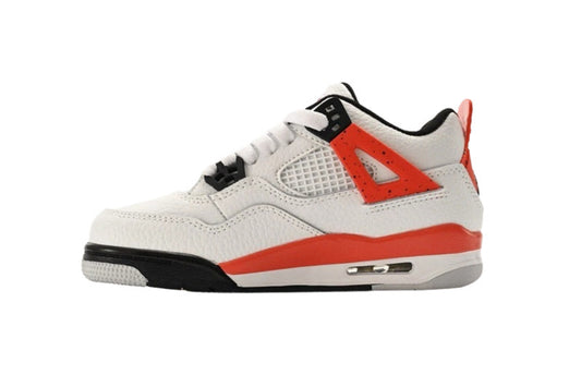 Kids Air Jordan Retro 4 'White Orange Oreo'