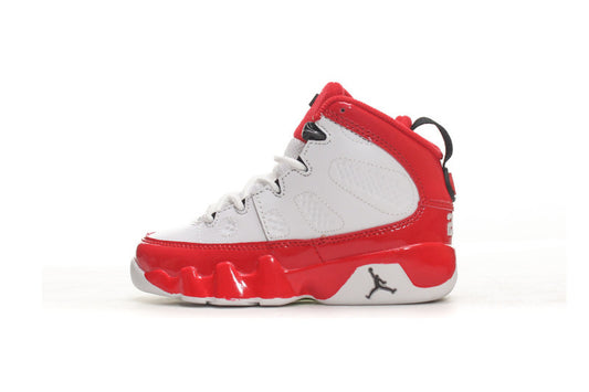 Kids Air Jordan Retro 9 'White Gym Red'