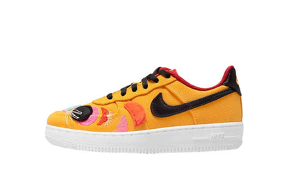 Kids Nike Air Force One Low 07 LV8 Chinese New Year University Gold