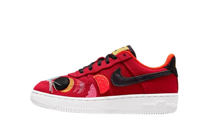 Kids Nike Air Force One Low 07 LV8 Chinese New Year University Red