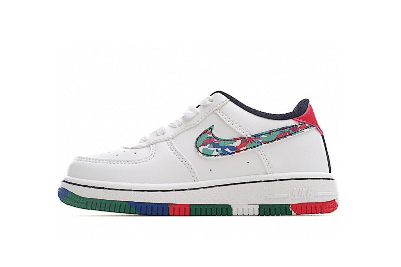 Kids Nike Air Force One White camouflage