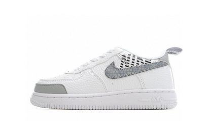 Kids Nike Air Force One White Gray