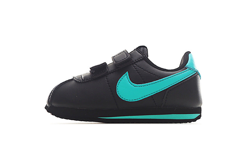 Kids Nike Baby Cortez  Black Turquoise