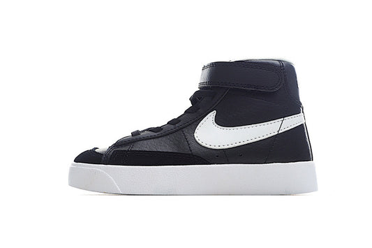 Kids Nike Blazer Mid Black White