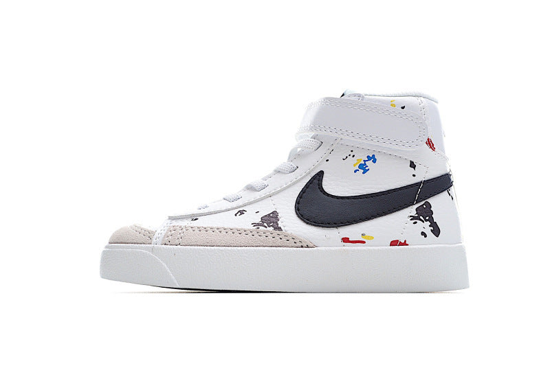 Kids Nike Blazer Mid White Multi-Color