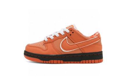 Kids Nike Dunk Low Concepts Orange Lobster