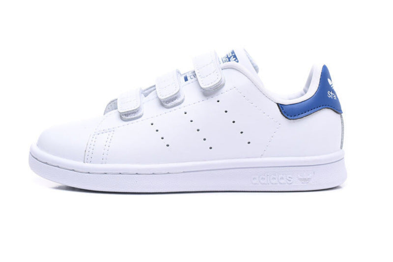 Kids Adidas Originals X Stan Smith Comfort White Blue