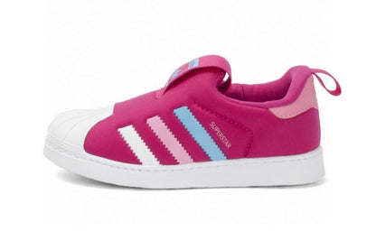 Kids Adidas Superstar White Pink