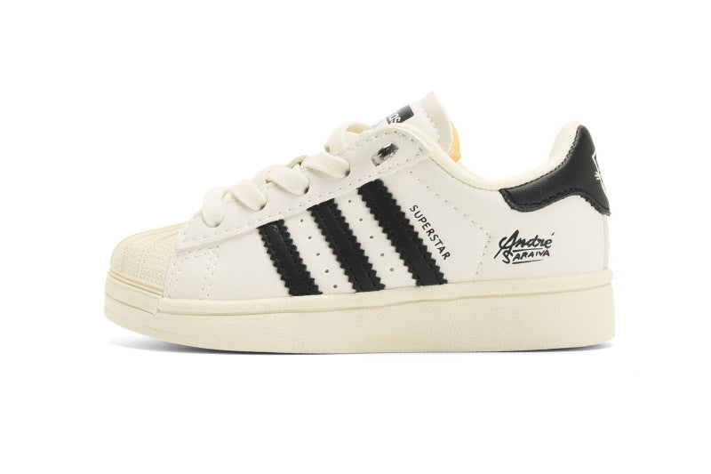 Kids Adidas Superstar X Andre Saraiva Cream White Core Black