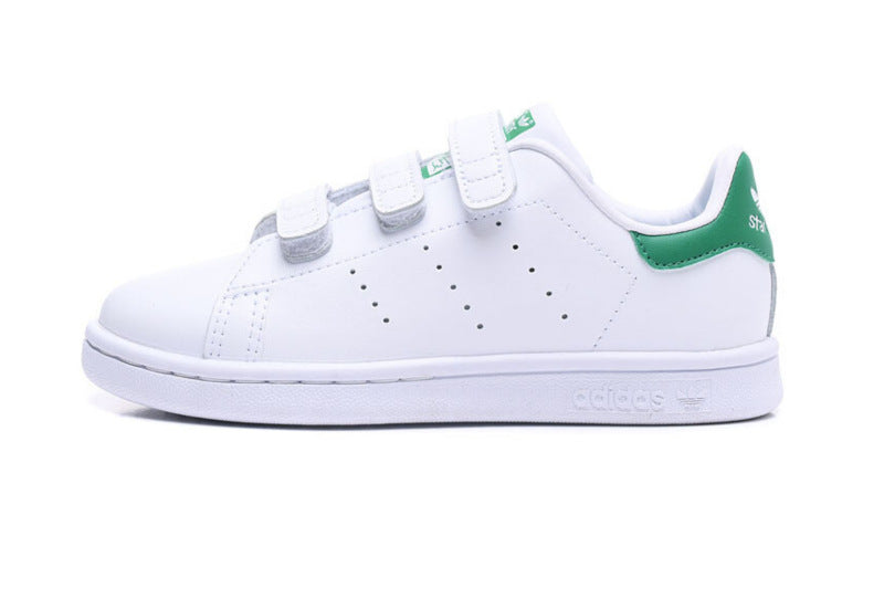 Kids Adidas Originals X Stan Smith Comfort White Green