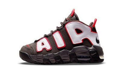 Kids Nike Uptempo Medium Ash Siren Red White