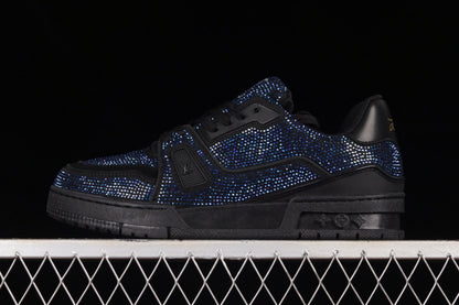 Louis Vuitton Trainer Blue Crystals