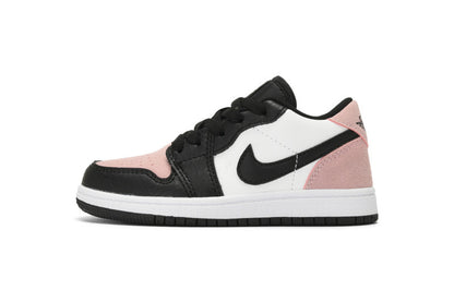 Kids Air Jordan 1 Low 'Black White Light Pink'