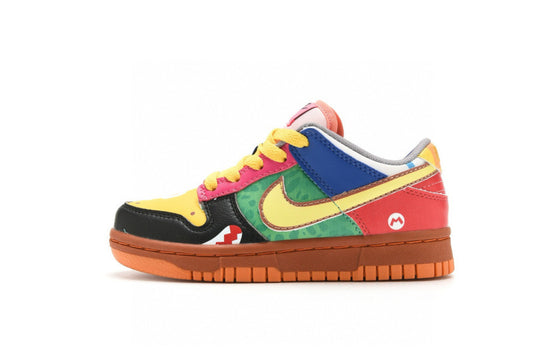 Kids Nike Dunk Low Super Mario