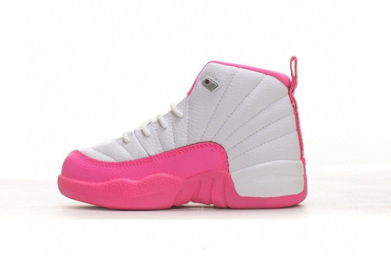 Kids Air Jordan Retro 12 'Vivid Pink'