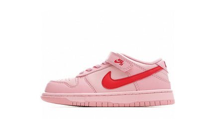 Kids Nike Dunk Low Triple Pink Red