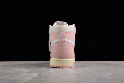 Air Jordan Retro 1 High OG Washed Pink Atmosphere White-Muslin Sail