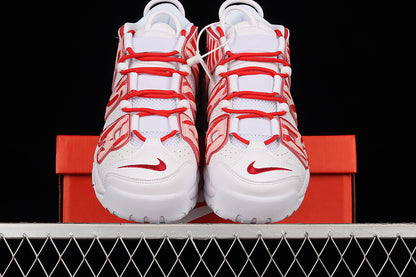 Air More Uptempo 96 QS White/Varsity Red-Soft Pink