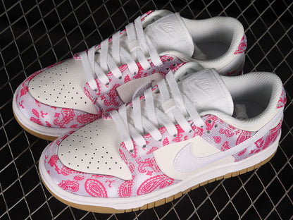 SB Dunk Low White/Pink