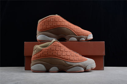 Air Jordan Retro 13 Low X Clot  NRG Terracotta/Sepia Stone-Canteen