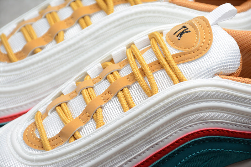 Air Max 97 TK By White/Green/Red-Gold