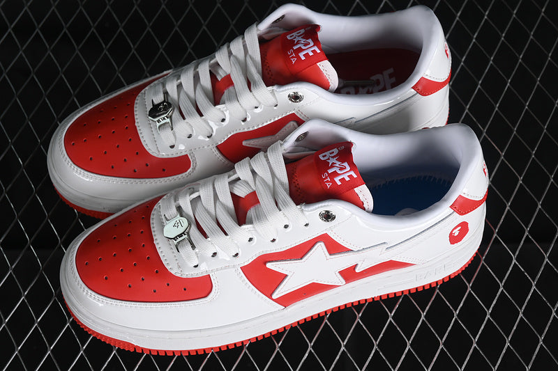 BAPE Bapesta #6 'Patent Leather Pack - Red'