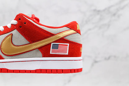 SB Dunk Low X Nasty Boys Red/hite/Gold