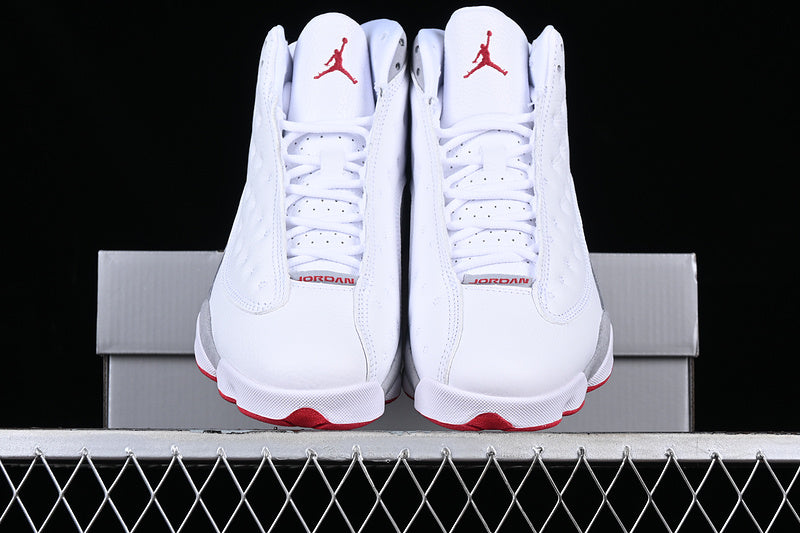 Air Jordan Retro 13 White/Grey-Red