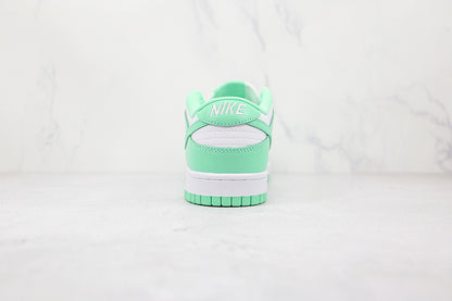 SB Dunk Low White/Green Glow