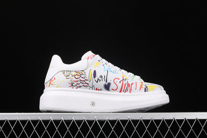 Alexander McQueen Sole White-Graffiti