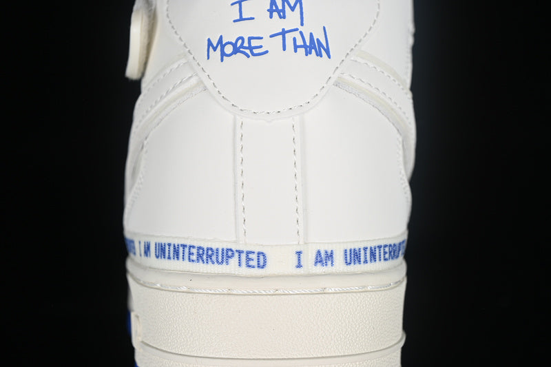 Air Force One Mid 07 X Uninterrupted White-Blue