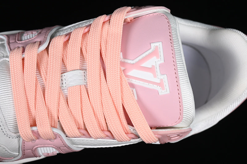 Louis Vuitton Trainer Pink Rose-White