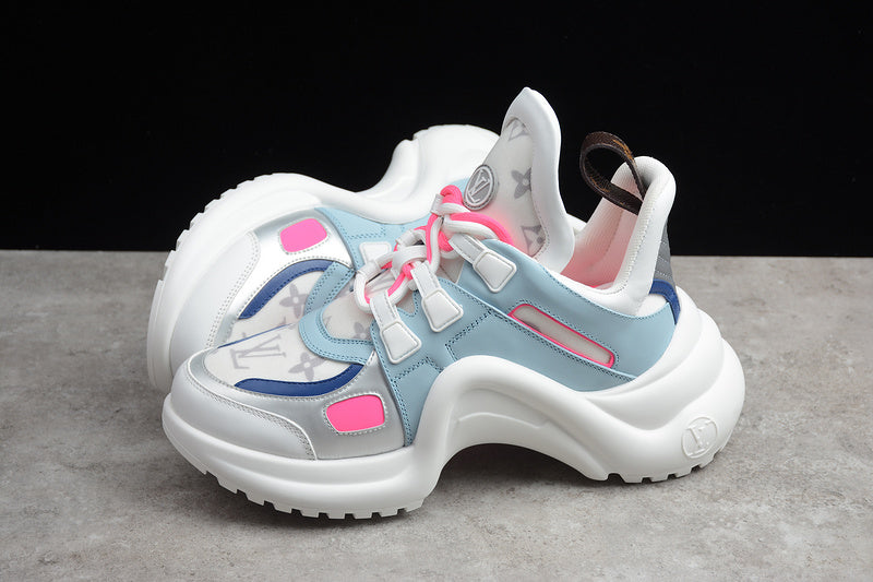 Louis Vuitton Archlight Trainer White Baby Blue