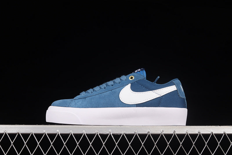 NK Blazer Low Zoom Pro GT SB Court Blue/Gum White