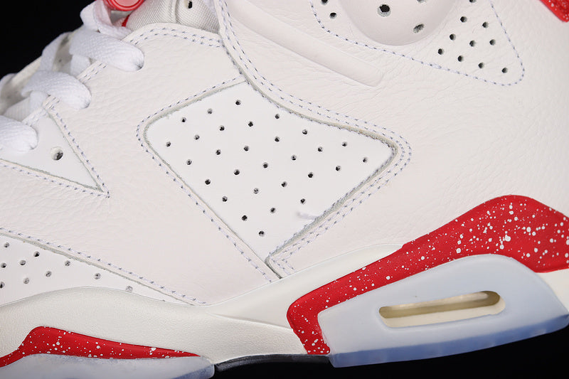 Air Jordan Retro 6 White-Red