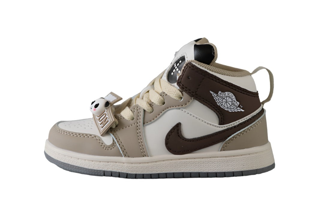 Kids Air Jordan 1 High  'Panda Sail Brown'