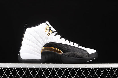 Air Jordan Retro 12 Royalty White/Black Metallic Gold