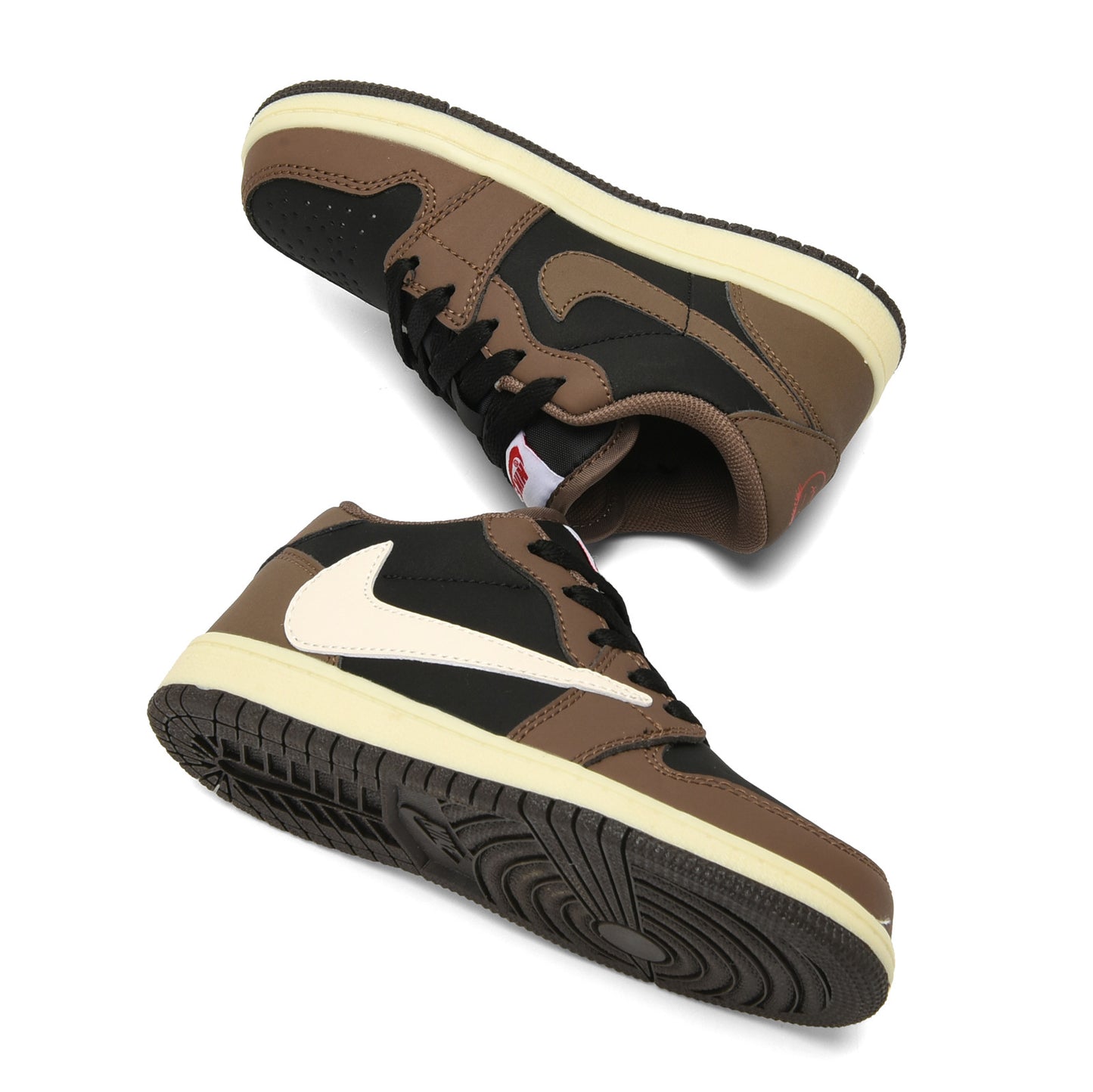 Kids Air Jordan 1 Low X Travis Scott 'Mocha'