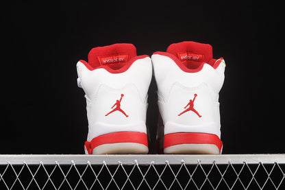 Air Jordan Retro 5 GS White/Gym Red