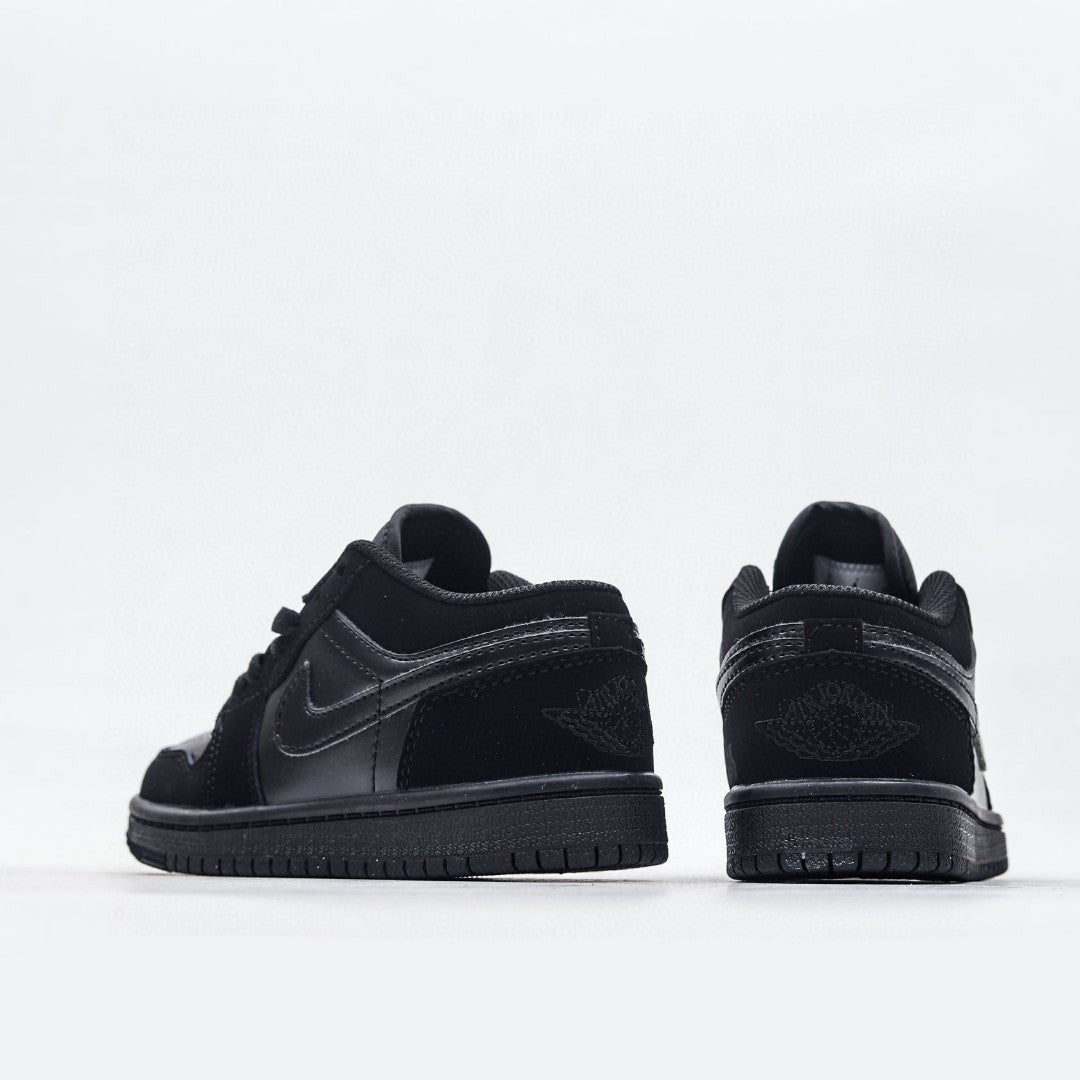 Kids Air Jordan 1 Low 'Triple Black'