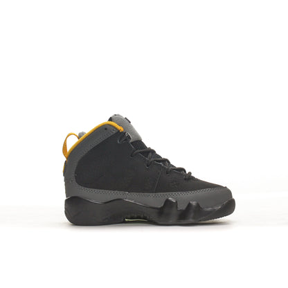 Kids Air Jordan Retro 9 'Dark Charcoal University Gold'