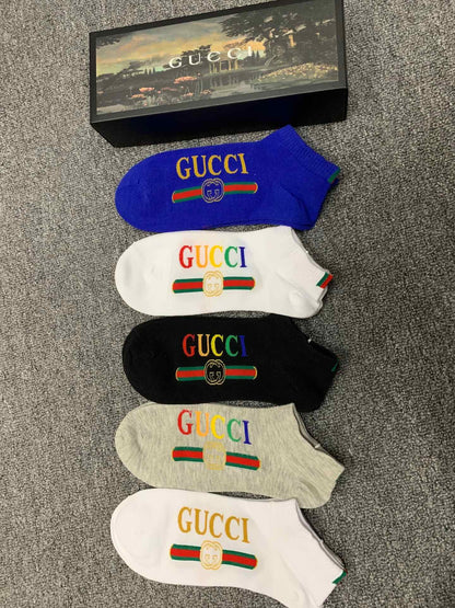 Gucci Low Socks 5 Pack