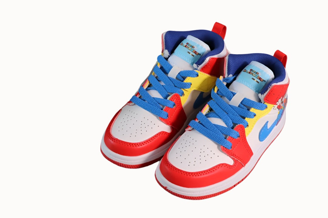 Kids Air Jordan 1 High X Super Mario World 'Super Mario'