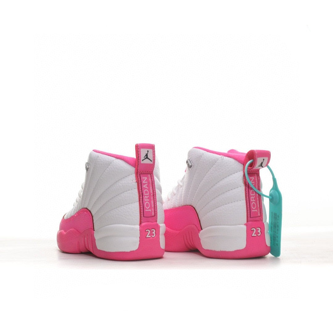 Kids Air Jordan Retro 12 'Vivid Pink'