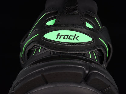 Balenciaga Track Black-Neon Green