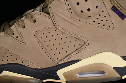 Air Jordan Retro 6 Gore-Tex Brown Kelp Brown-Black