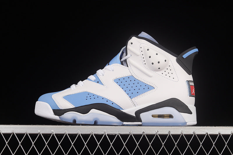 Air Jordan Retro 6 UNC Home University White-College Navy